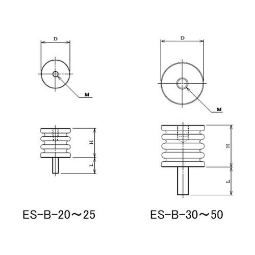ESMB205VO ESスペーサー難燃性
