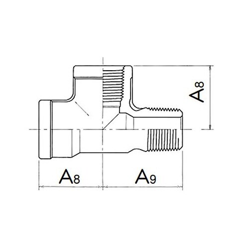 Rc1/8”xRc1/8”xR1/8”