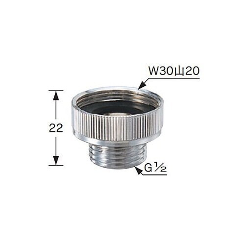 G 1/2”/W30x20T アダプター