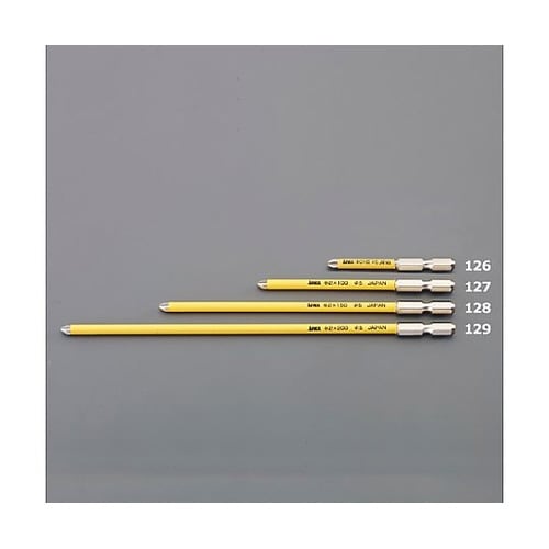 #2x200mm 細軸ドライバービット(