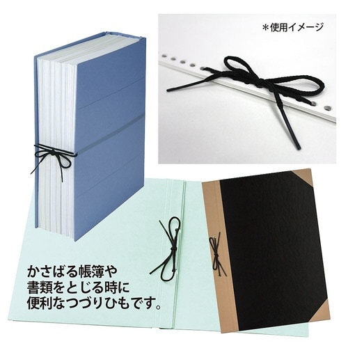 つづりひも セル先 黒20本セリース T