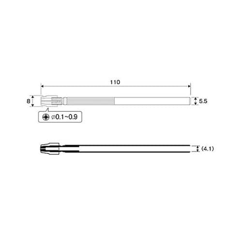 0.1−0.9mm ピンバイス(貫通式)