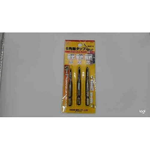 M4,M5,M6/3本組 タップ(六角軸