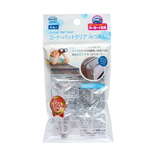 コーナーパットクリア クリア 4個入 B