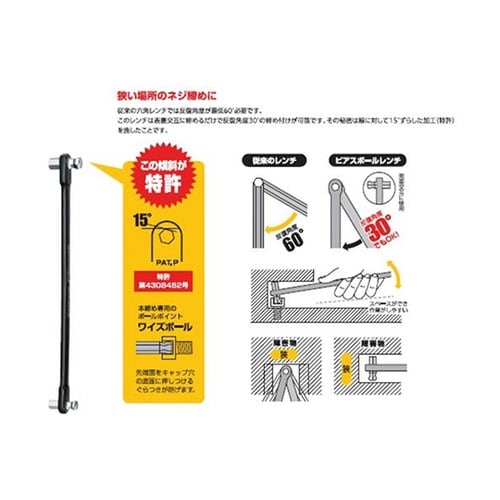 PIS810 ピアスボールレンチ