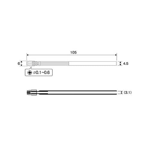 0.1−0.6mm ピンバイス(貫通式)