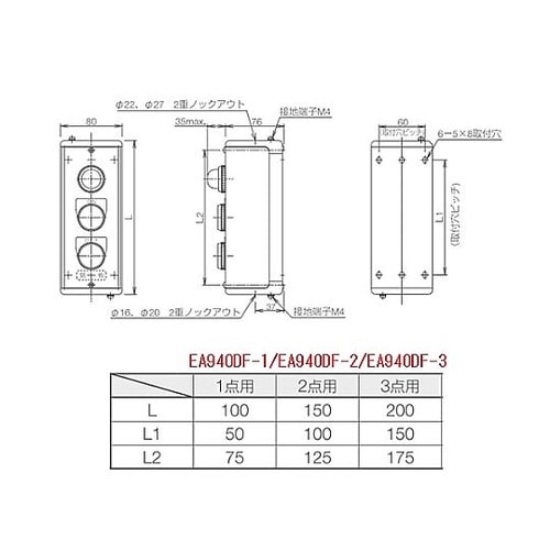 φ30mm/2点用 コントロールボックス