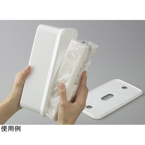 袋入りティッシュ用ケース ピュアホワイト