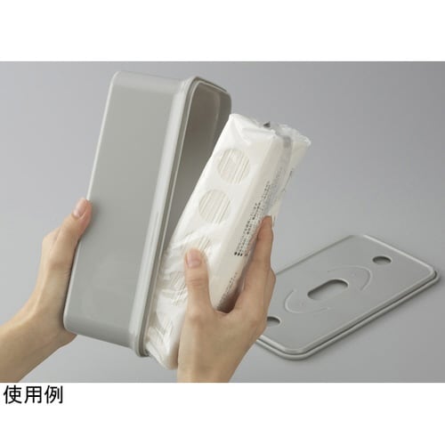袋入りティッシュ用ケース グレー #31