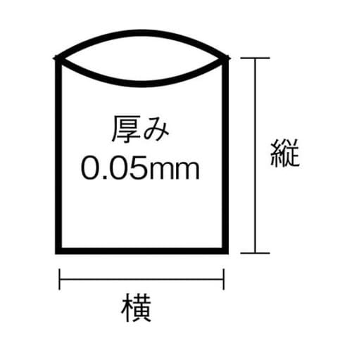 5C65 業務用ポリ袋45L 透明