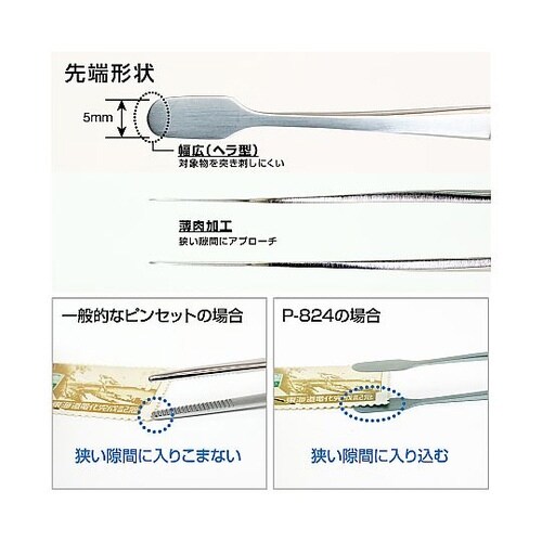 ピンセット P−824