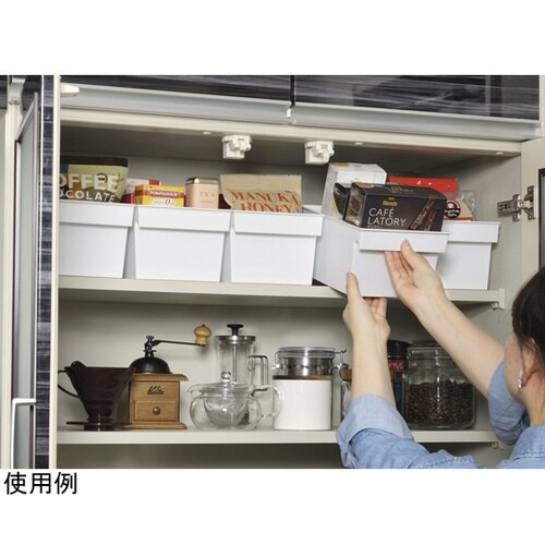 シンプルストレージ ワイド ホワイト #