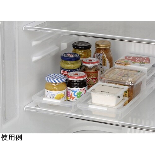 冷蔵庫 ロングトレー クリアー #351