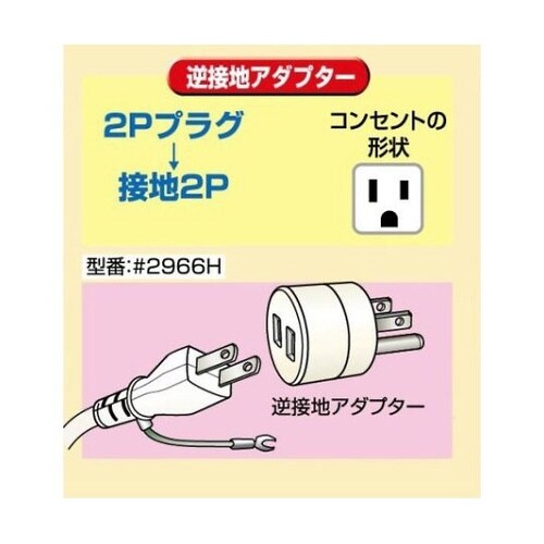 #2966H 逆接地アダプター