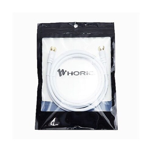 ケーブル 1.5m 白 両側F型ネジ式