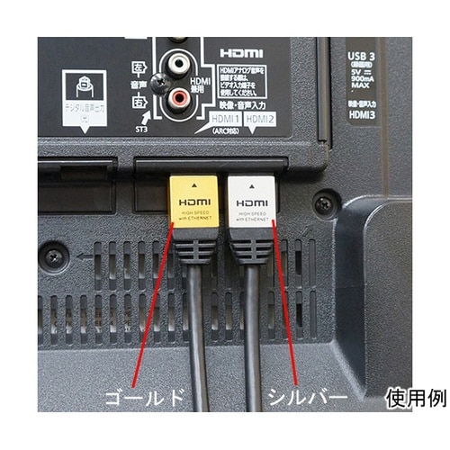 ハイスピードHDMIケーブル 0.7m金