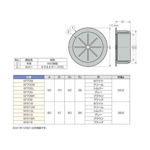 (210037250)SF70BR/配線