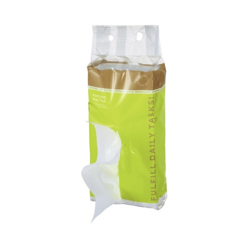 吊り下げられるキッチンペーパー 3枚重ね75組×5