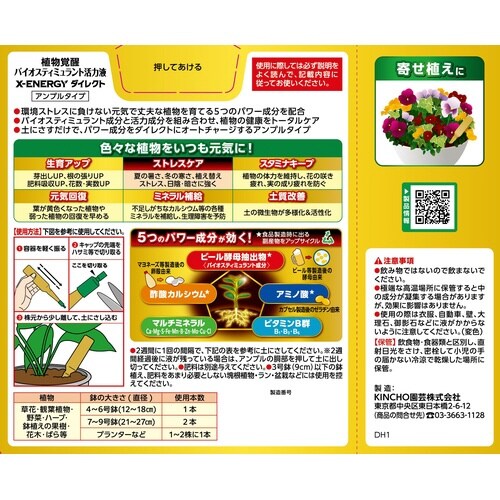 X−ENERGYダイレクト アンプルタイプ