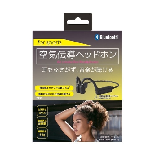 空気伝導ヘッドホン VTH−IC049B