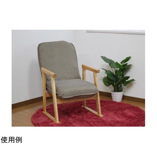 ミドルタイプ リクライニング式チェア ブ