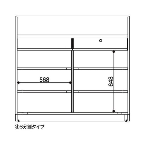 レジカウンター 三方枠タイプ 幅120c