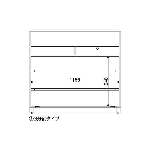 レジカウンター 小天板タイプ 幅120c