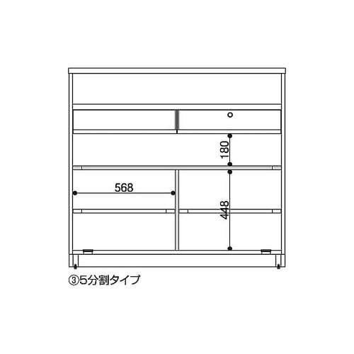 レジカウンター 小天板タイプ 幅120c