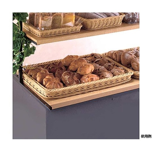 PP製バスケット 60×45cm ナチュ