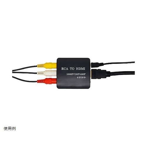 RCA−HDMI変換器 縦横比&解像度切