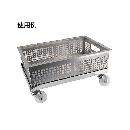 18−8ステンレスコンテナ用台車