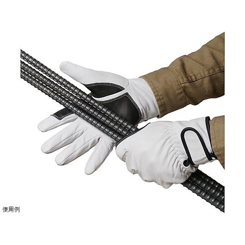 羊革手袋 羊クレストマジック 黒アテ付