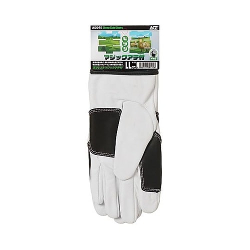 羊革手袋 羊クレストマジック 黒アテ付