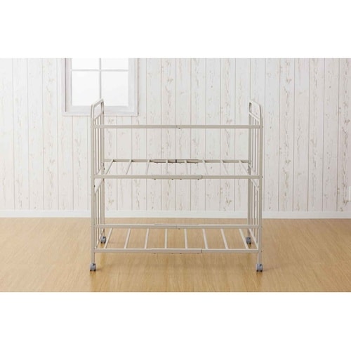 布団収納ラック2段 幅103.5奥行65