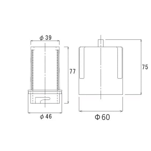 小型ゴミ収納器付防臭排水トラップ TO−