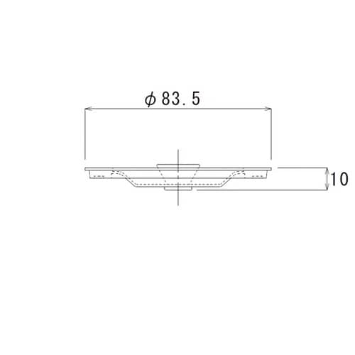 小型ゴミ収納器付防臭排水トラップ用115