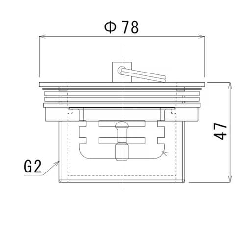 ステンロストワックス製共栓 TO−184