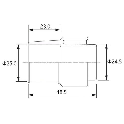 φ25排水ホース用パーツ TO−25N