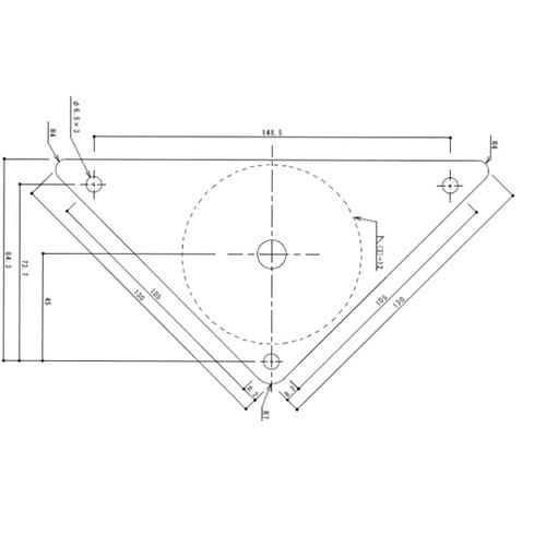 アジャスト脚 三角座 M20 TO−80