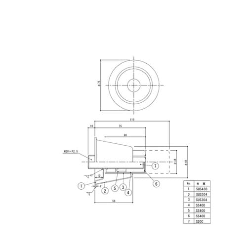 アジャスト脚 M20 TO−81A