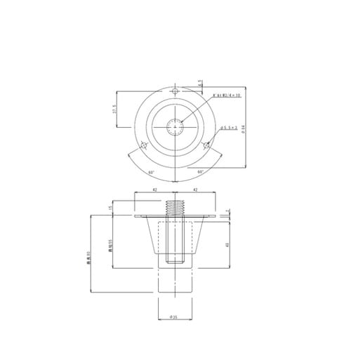 アジャスト脚 W3/4 TO−228