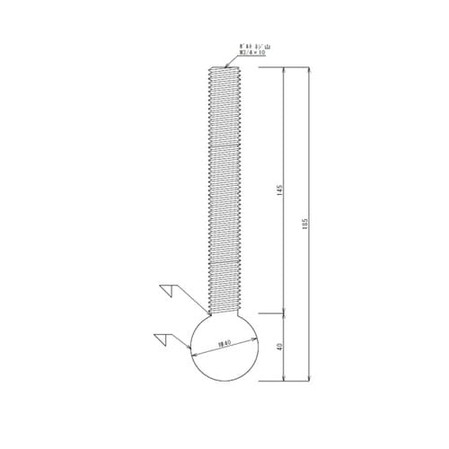 SUS430 ロングアジャストボール W