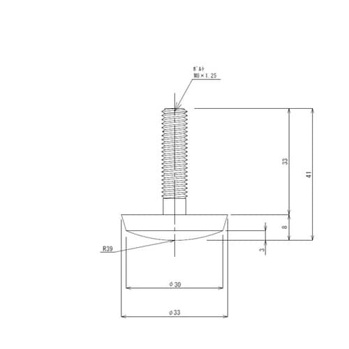 SUS304 アジャスト脚 M8 TO−