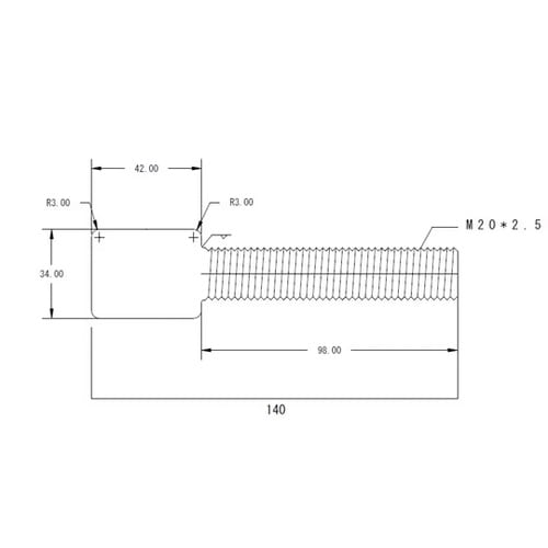 SUS304 アジャスト脚 M20 TO