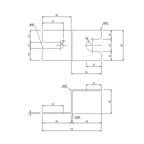 SUS430 アジャストボール専用固定金