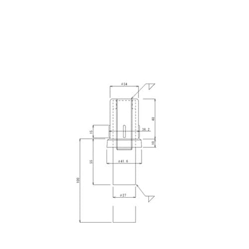 パイプ用ロングアジャスト脚 TO−108