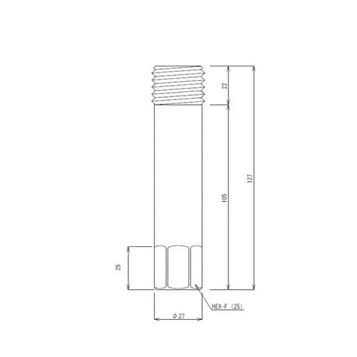 パイプアジャスト脚ロング中子 TO−10