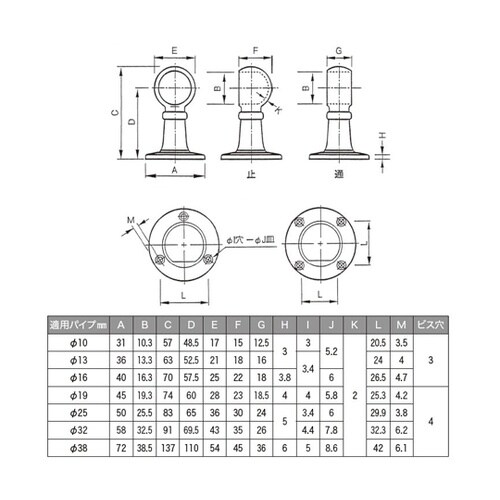 首長ブラケット TO−201AL−K32