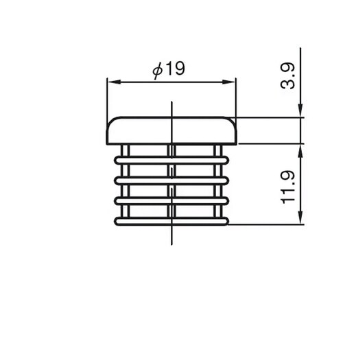 フラット化粧キャップ TO−7014−1
