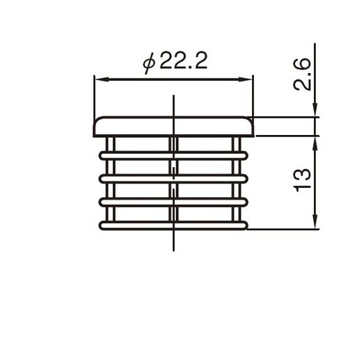 フラット化粧キャップ TO−7014−2